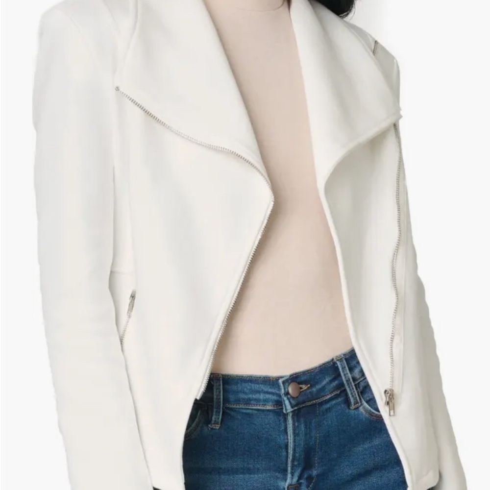 Chic White Women's Utility Jacket